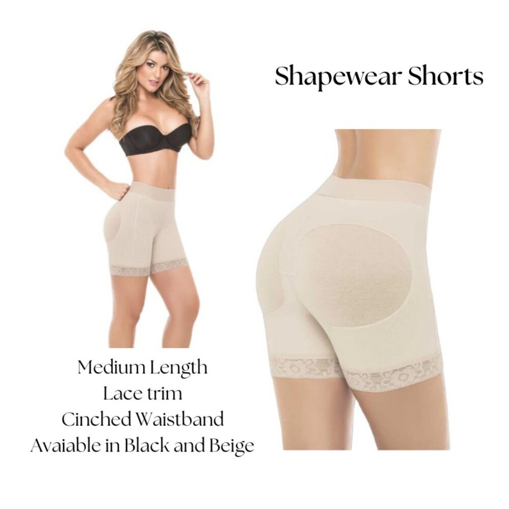 Women's Beige Shapewear Shorts